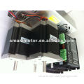 cnc step motor kit SM60HT86-2008x3, cw5045 stepper motor driver x3; 350w power supply x1